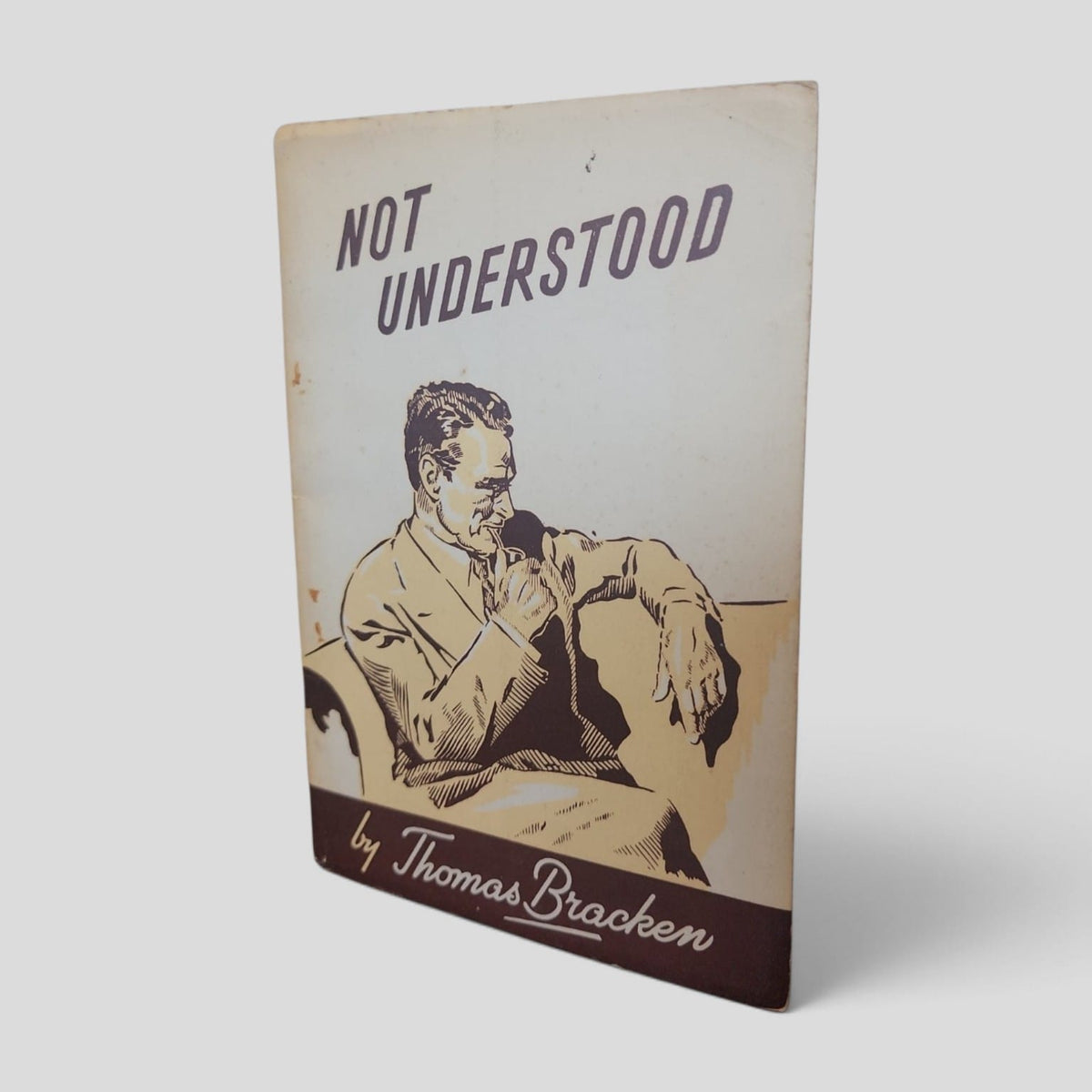 Not Understood by Thomas Bracken, 1956 paperback front cover