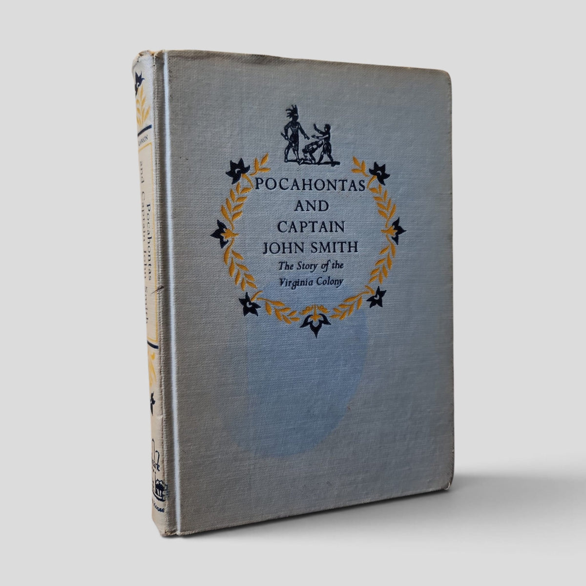Pocahontas and Captain John Smith by Marie Lawson — front cover