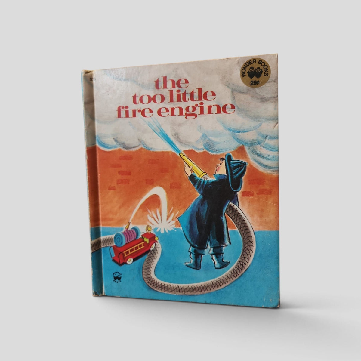 Front cover of The Too Little Fire Engine by Jane Flory