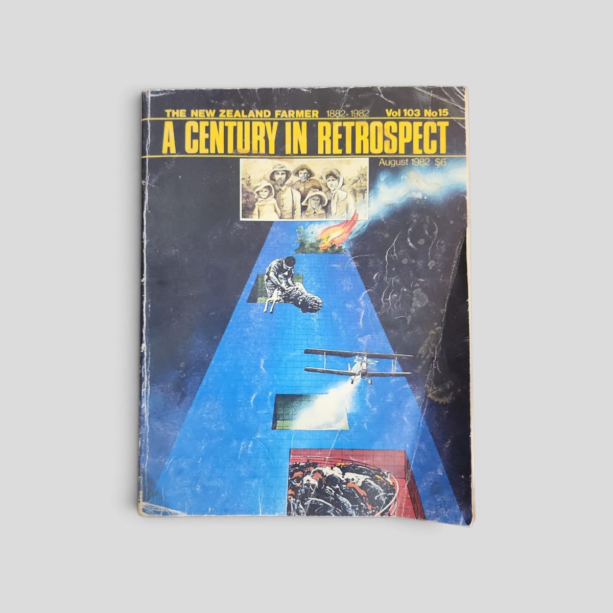 NZ Farmer: A Century in Retrospect 1882–1982 Magazine — August 1982 front cover