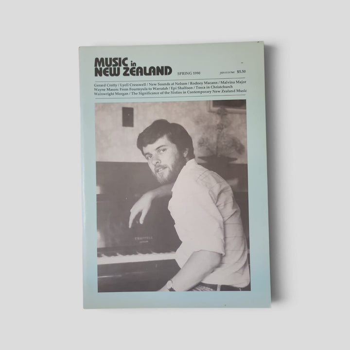Music in New Zealand Magazine Spring 1990 No. 10 front cover