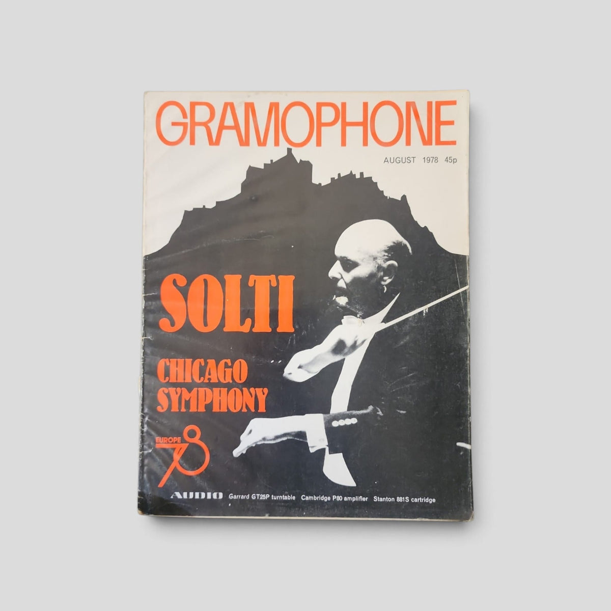 Gramophone Magazine August 1978 front cover