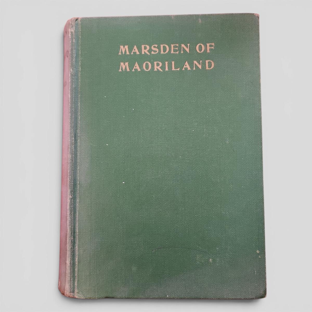 MARSDEN OF MAORILAND - book cover