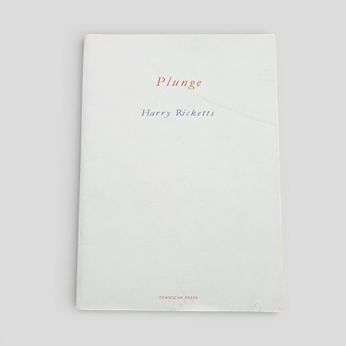 Plunge by Harry Ricketts - book cover