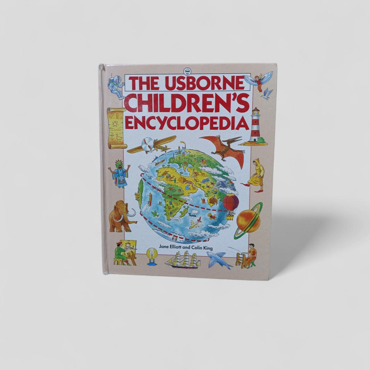 The Usborne Children's Encyclopedia by Jane Elliott and Colin King - book cover