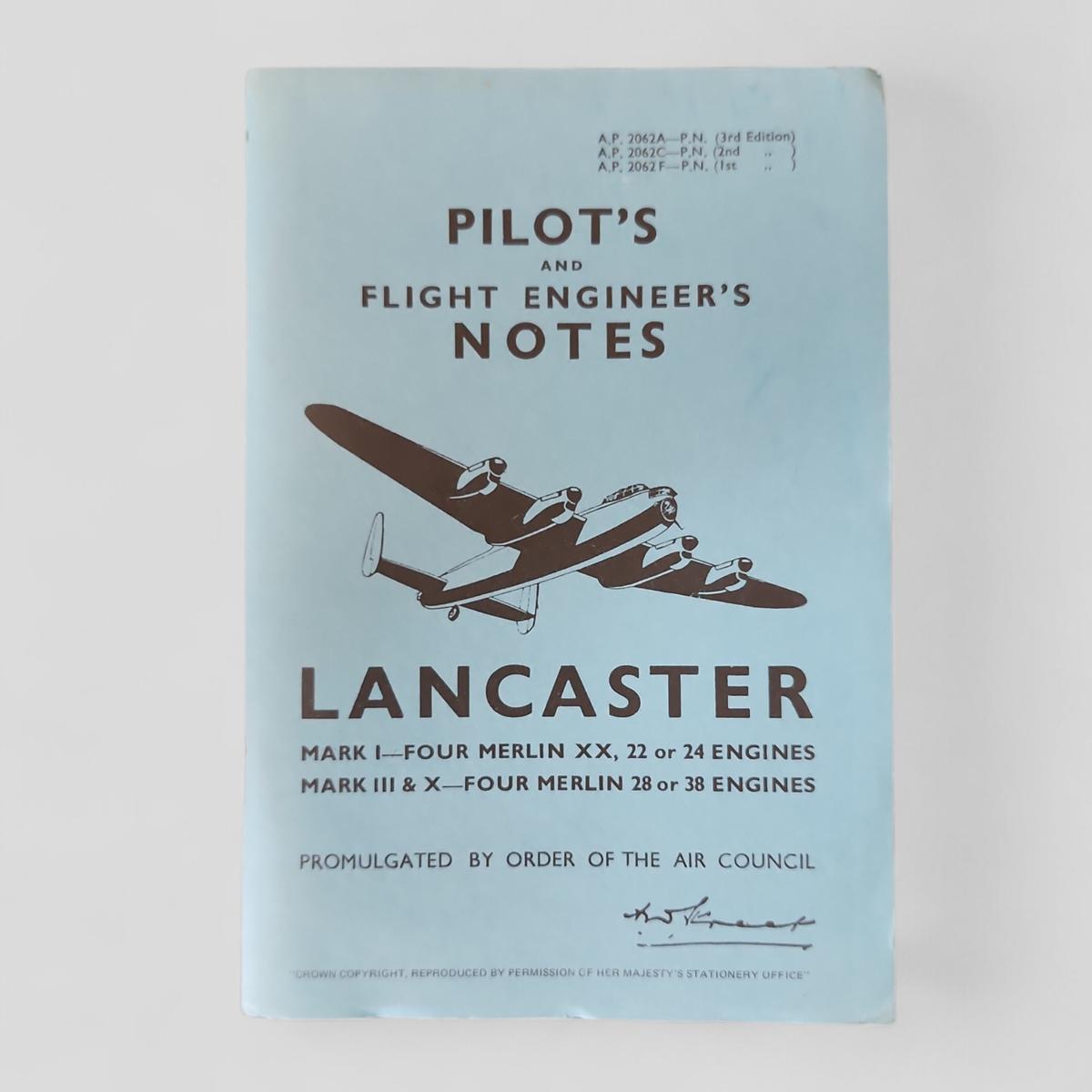 Pilot's and Flight Engineer's Notes Lancaster - book cover