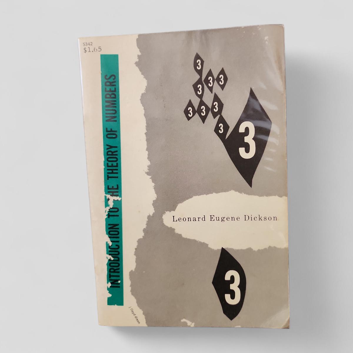 Introduction to the Theory of Numbers by Leonard Eugene Dickson - book cover