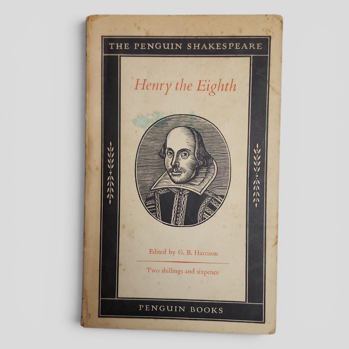 Henry the Eighth by William Shakespeare, edited by G. B. Harrison - book cover