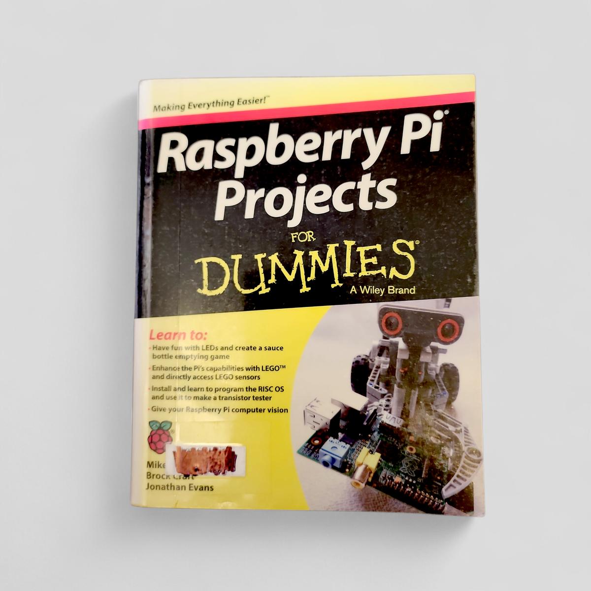 Raspberry Pi Projects For Dummies by Mike Cook, Brock Craft, Jonathan Evans - book cover