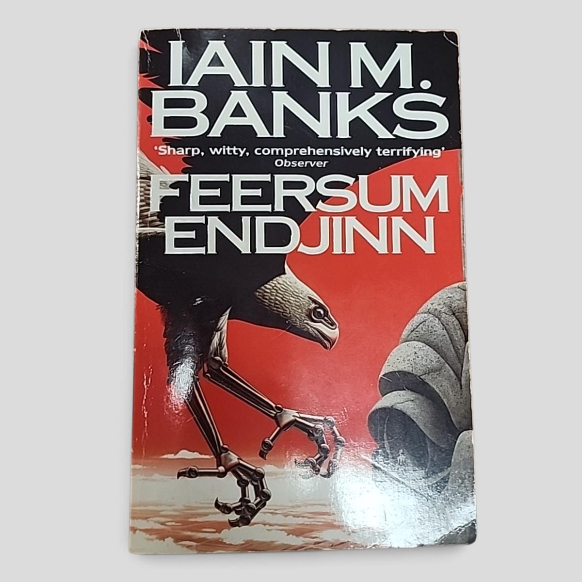 FEERSUM ENDJINN by Iain M. Banks - book cover