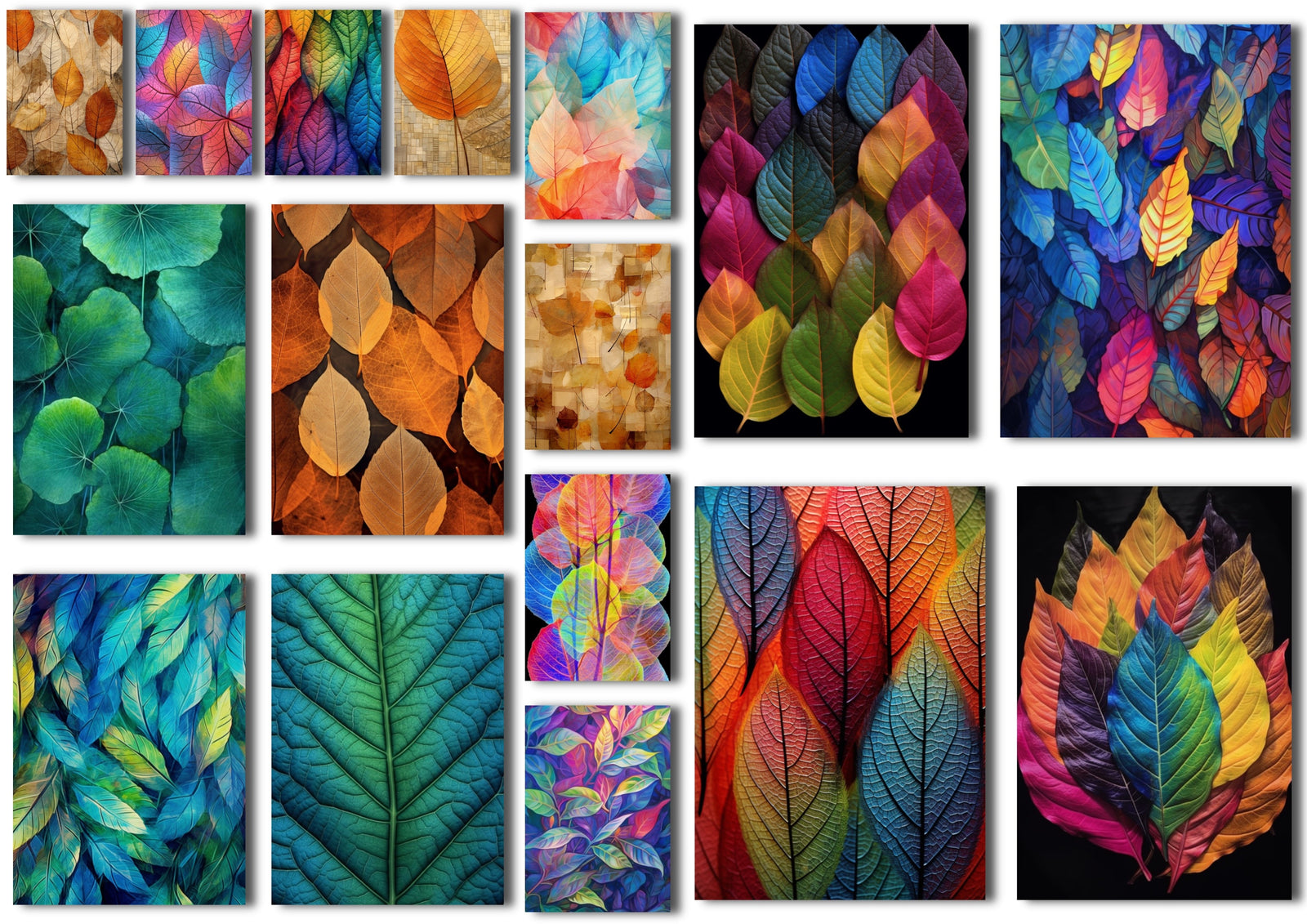 MEGA pack Four Seasons 120 Digital Prints for Scrapbooking, Wall Art, Junk Journal Kit, Digital Journal Pages, Digital Paper