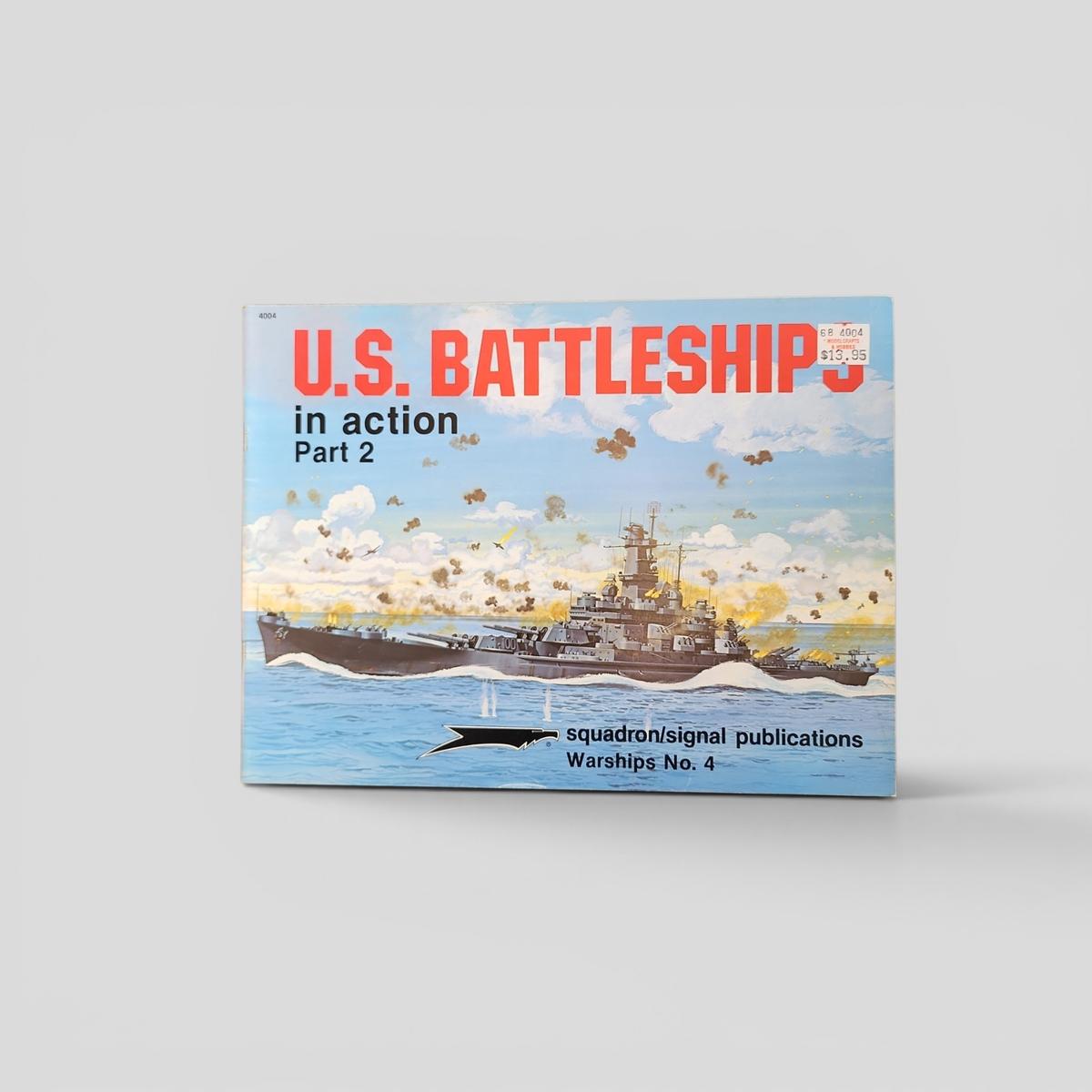 U.S. BATTLESHIPS in action Part 2 - book cover