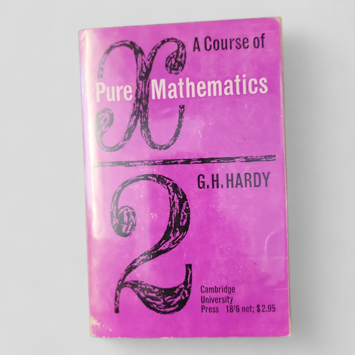 A Course of Pure Mathematics by G. H. Hardy - book cover