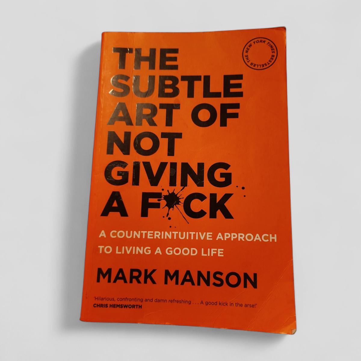 The Subtle Art of Not Giving a F*ck by Mark Manson - book cover