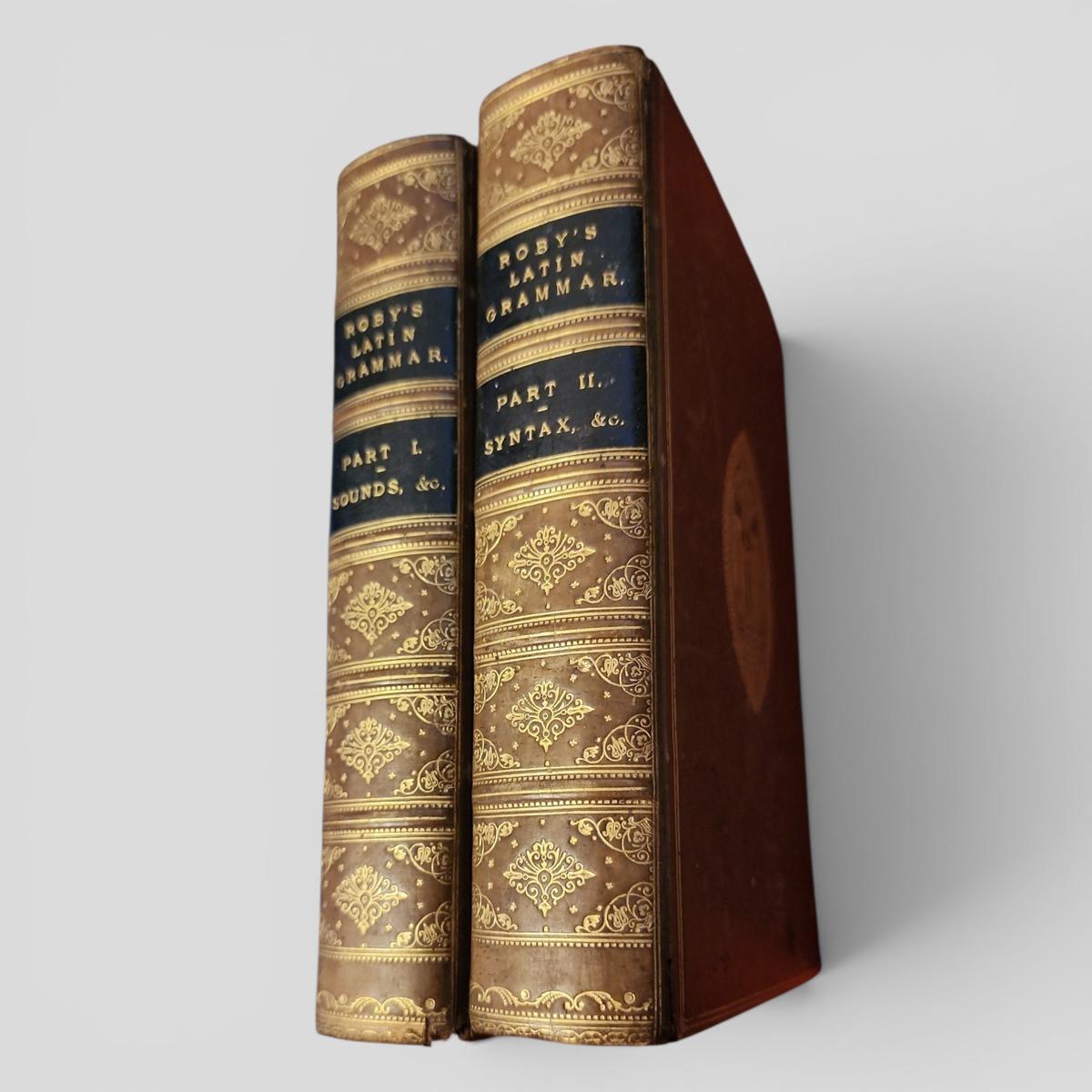 Roby's Latin Grammar: A Grammar of the Latin Language from Plautus to Suetonius (2 Volume Set) by Henry John Roby - book cover
