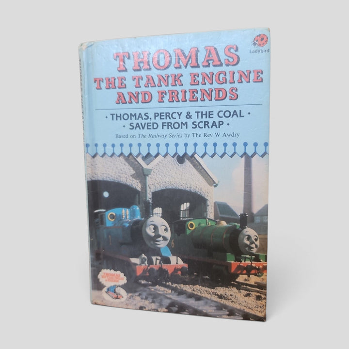 Thomas, Percy and the Coal / Saved from Scrap by Rev. W. Awdry – front cover