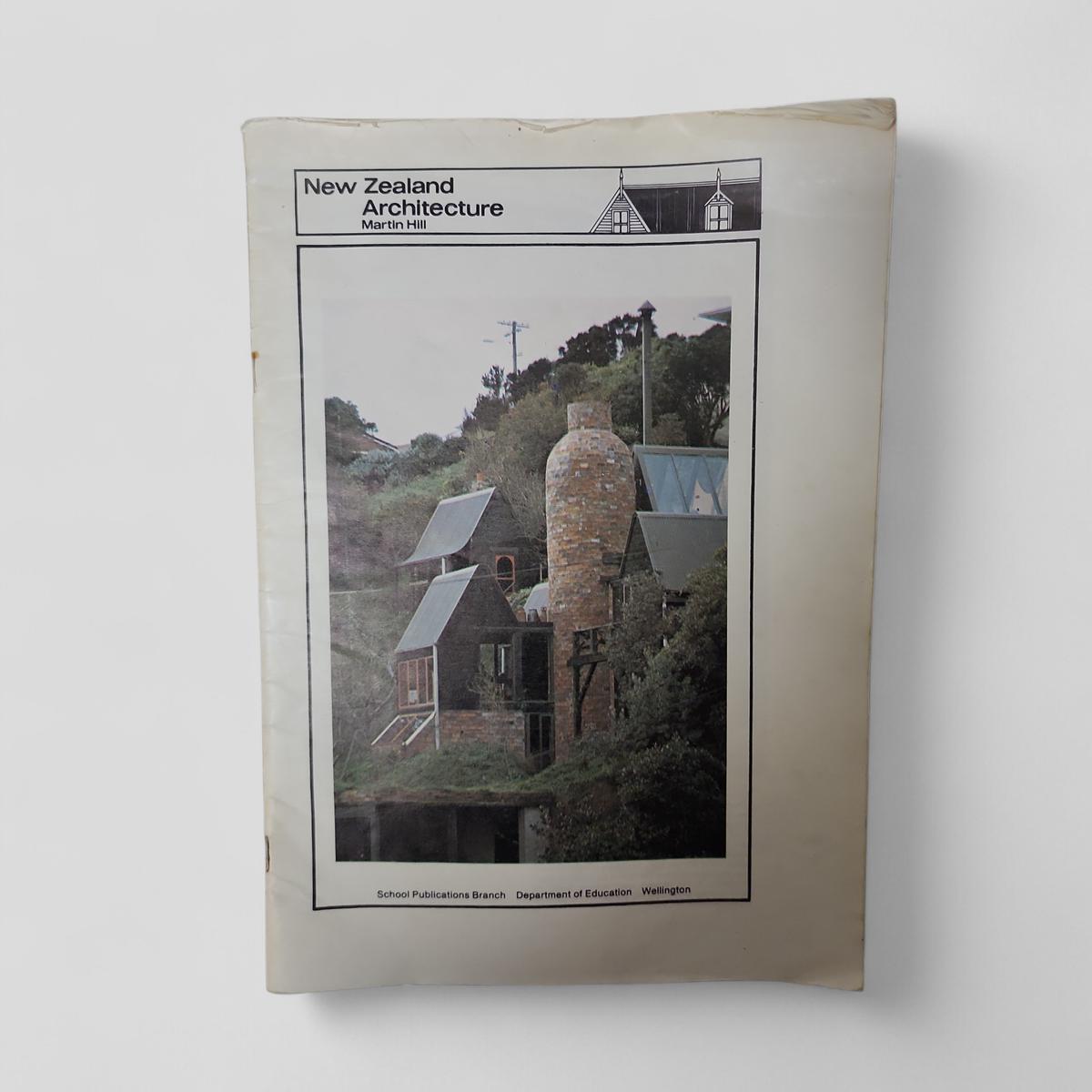 New Zealand Architecture by Martin Hill - book cover