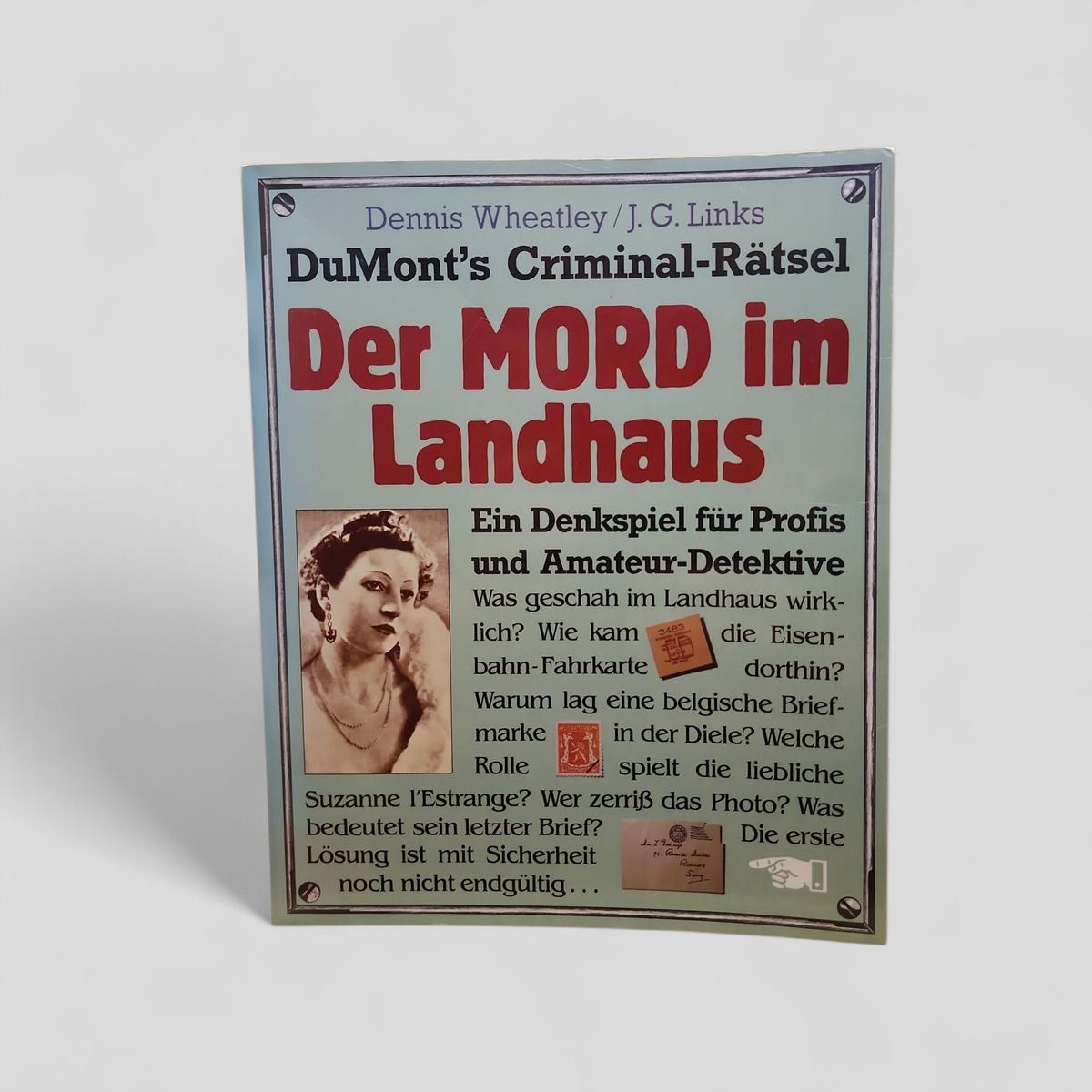 Der MORD im LANDBHAUS by Dennis Wheatley / J. Links - book cover