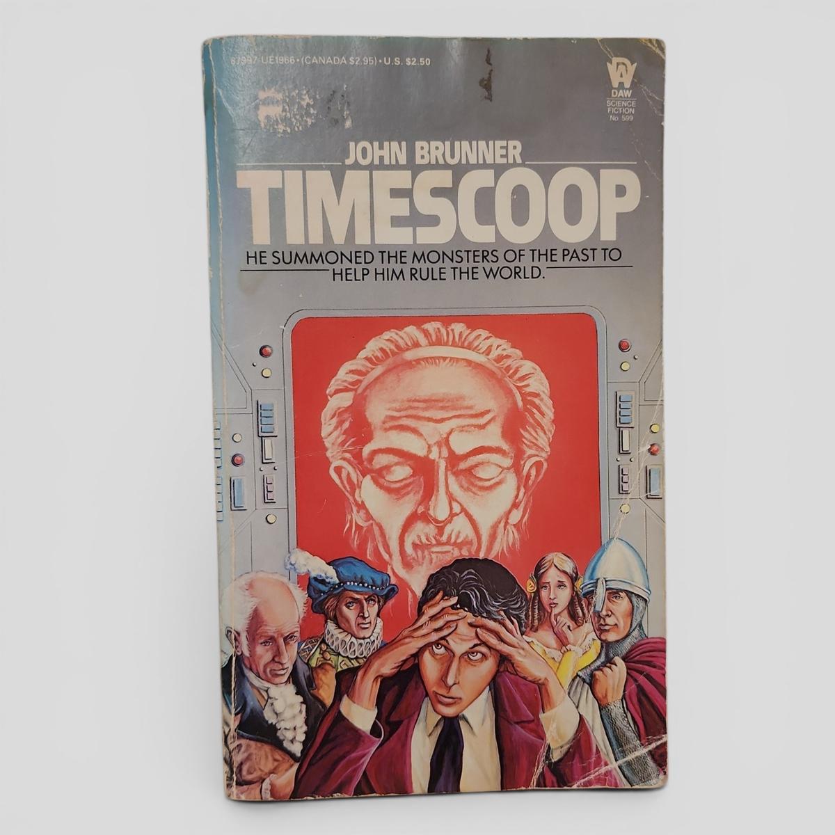 Timescoop by John Brunner - book cover