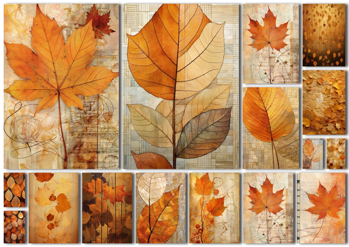 MEGA pack Four Seasons 120 Digital Prints for Scrapbooking, Wall Art, Junk Journal Kit, Digital Journal Pages, Digital Paper