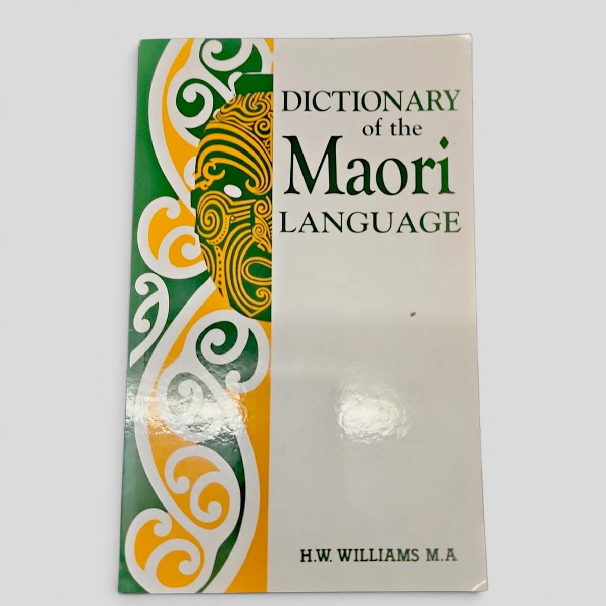 DICTIONARY of the Maori LANGUAGE by H.W. Williams M.A - book cover