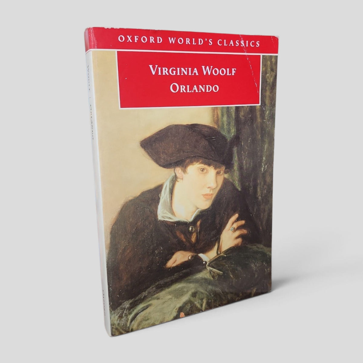 Front cover of Orlando by Virginia Woolf — actual used copy.