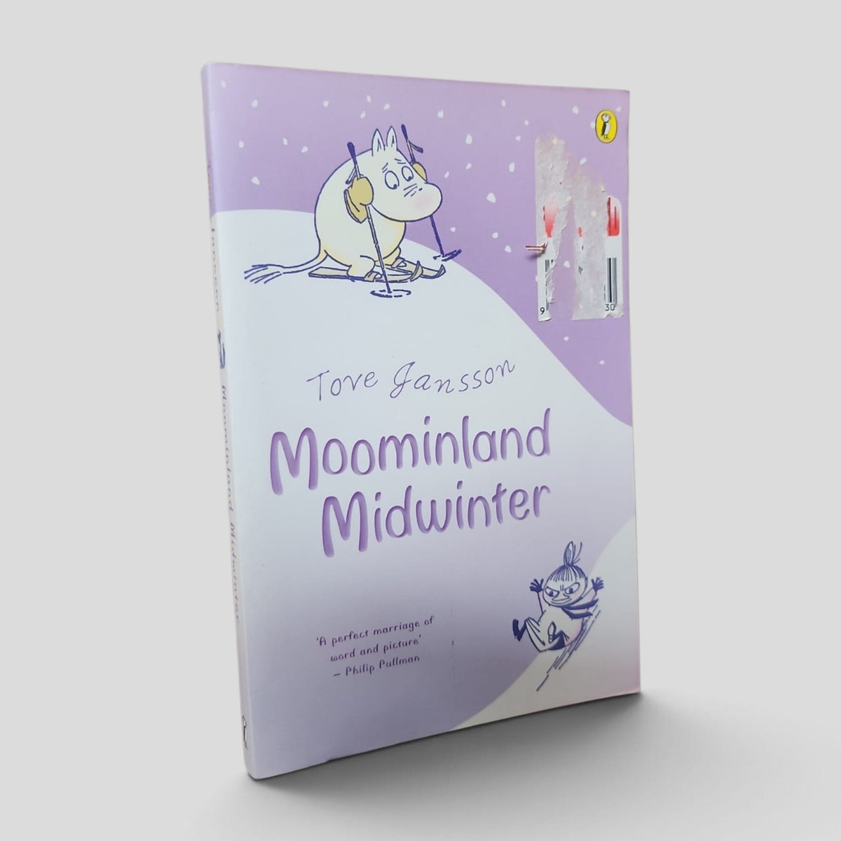 Front cover of Moominland Midwinter by Tove Jansson — actual used copy.