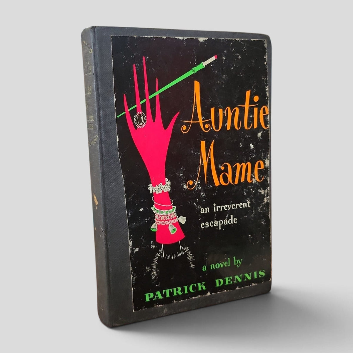 Front cover of Auntie Mame: An Irreverent Escapade by Patrick Dennis — actual used copy.