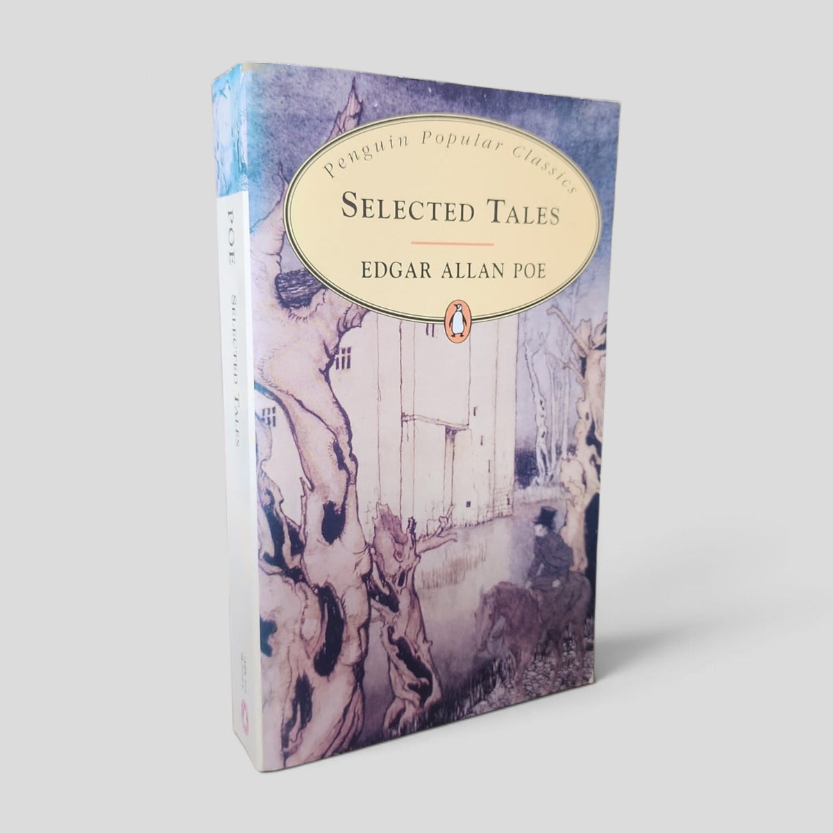 Front cover of Selected Tales by Edgar Allan Poe — actual used copy.