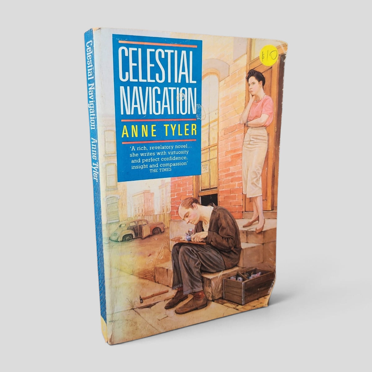 Front cover of Celestial Navigation by Anne Tyler — actual used copy.