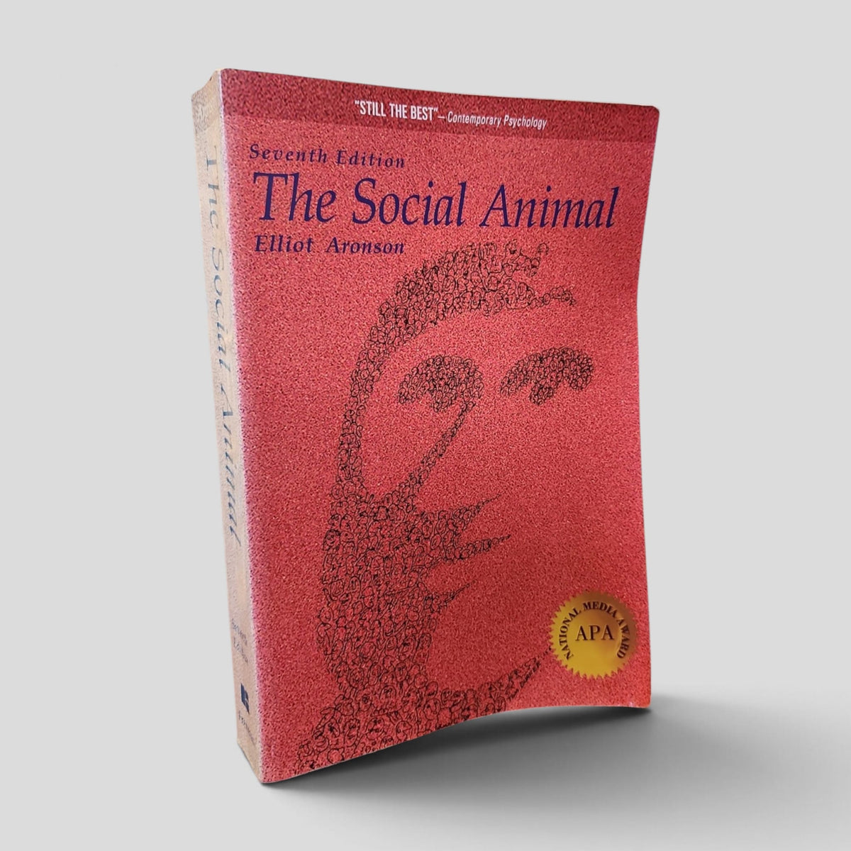 Front cover of the actual copy: The Social Animal by Elliot Aronson