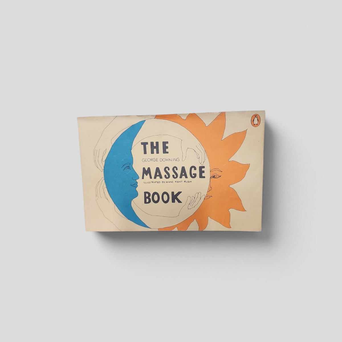Front cover of the actual copy: The Massage Book by George Downing