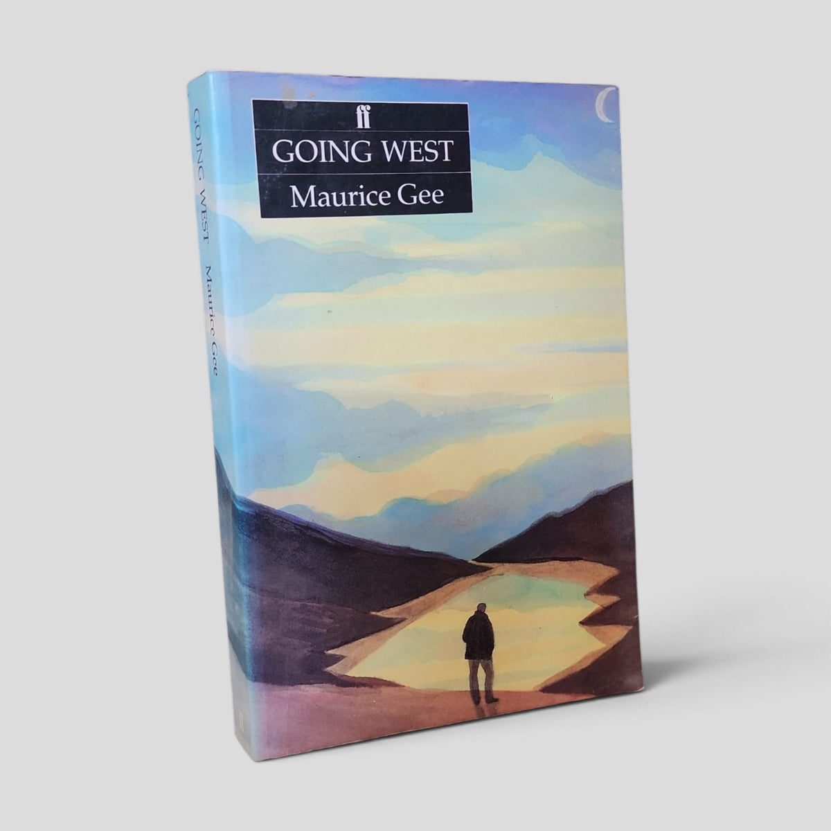Front cover of the actual copy: Going West by Maurice Gee