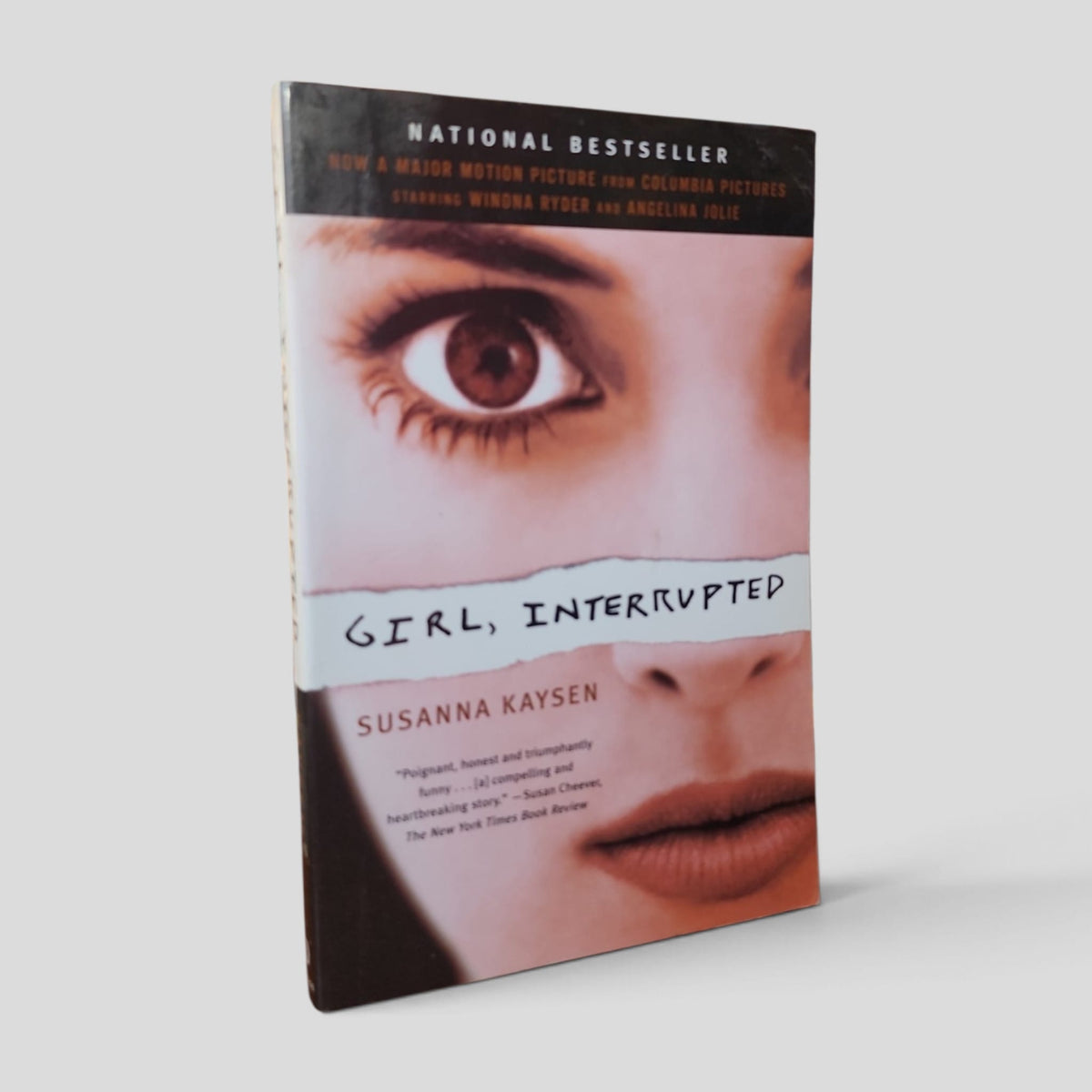 Front cover of the actual copy: Girl, Interrupted by Susanna Kaysen