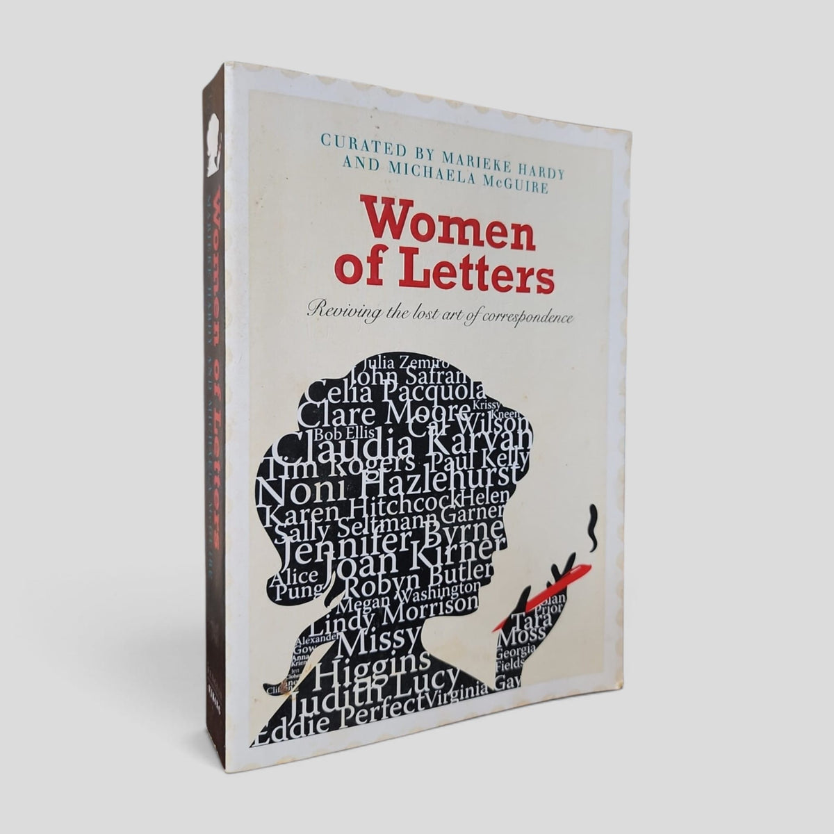 Front cover of Women of Letters by Marieke Hardy and Michaela McGuire — actual used copy.