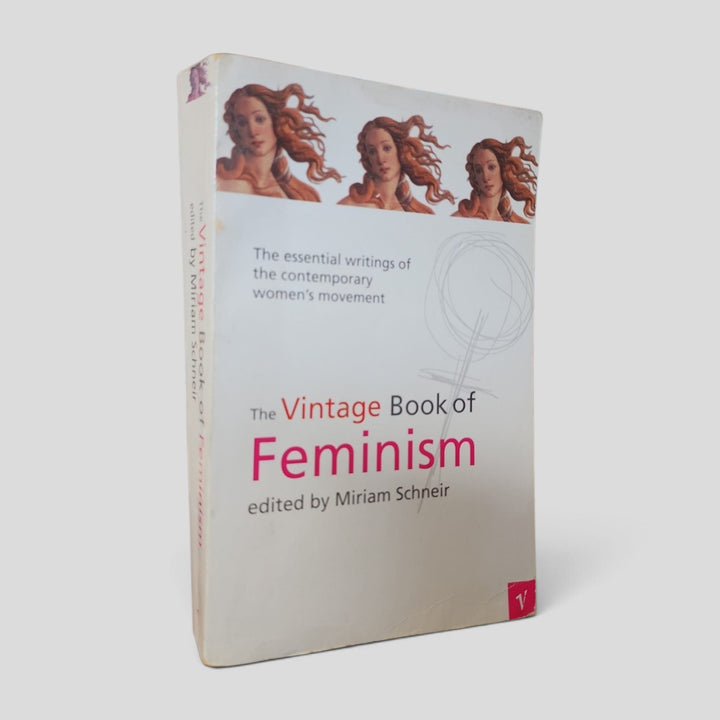 Front cover of The Vintage Book of Feminism by Miriam Schneir — actual used copy.