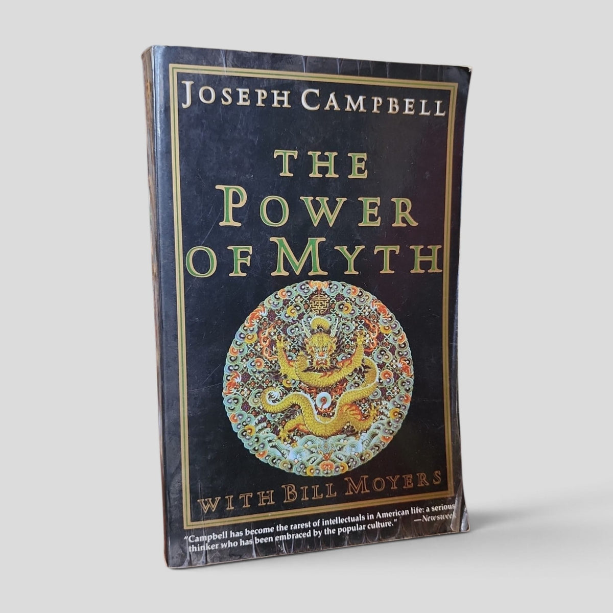 Front cover of The Power of Myth by Joseph Campbell with Bill Moyers — actual used copy.