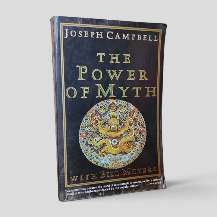 Front cover of The Power of Myth by Joseph Campbell with Bill Moyers — actual used copy.