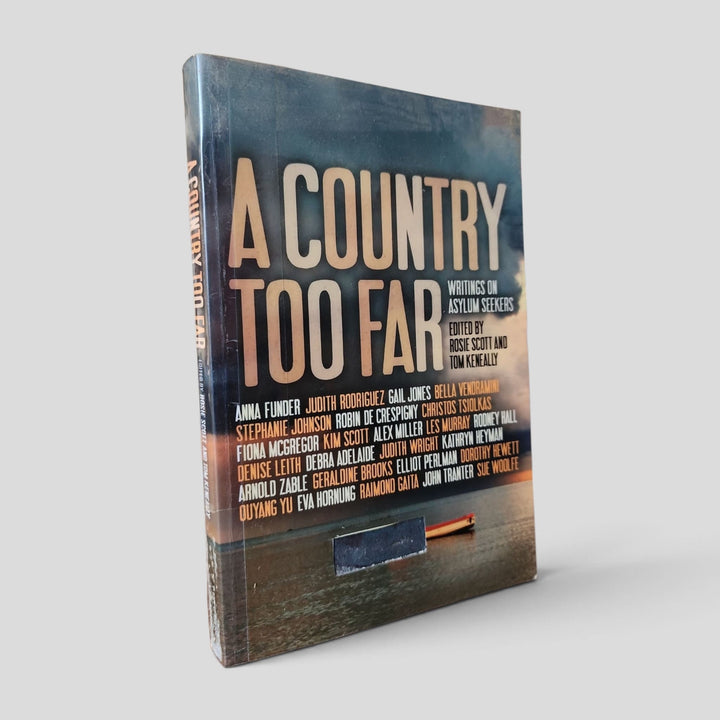 Front cover of A Country Too Far by Rosie Scott and Tom Keneally — actual used copy.