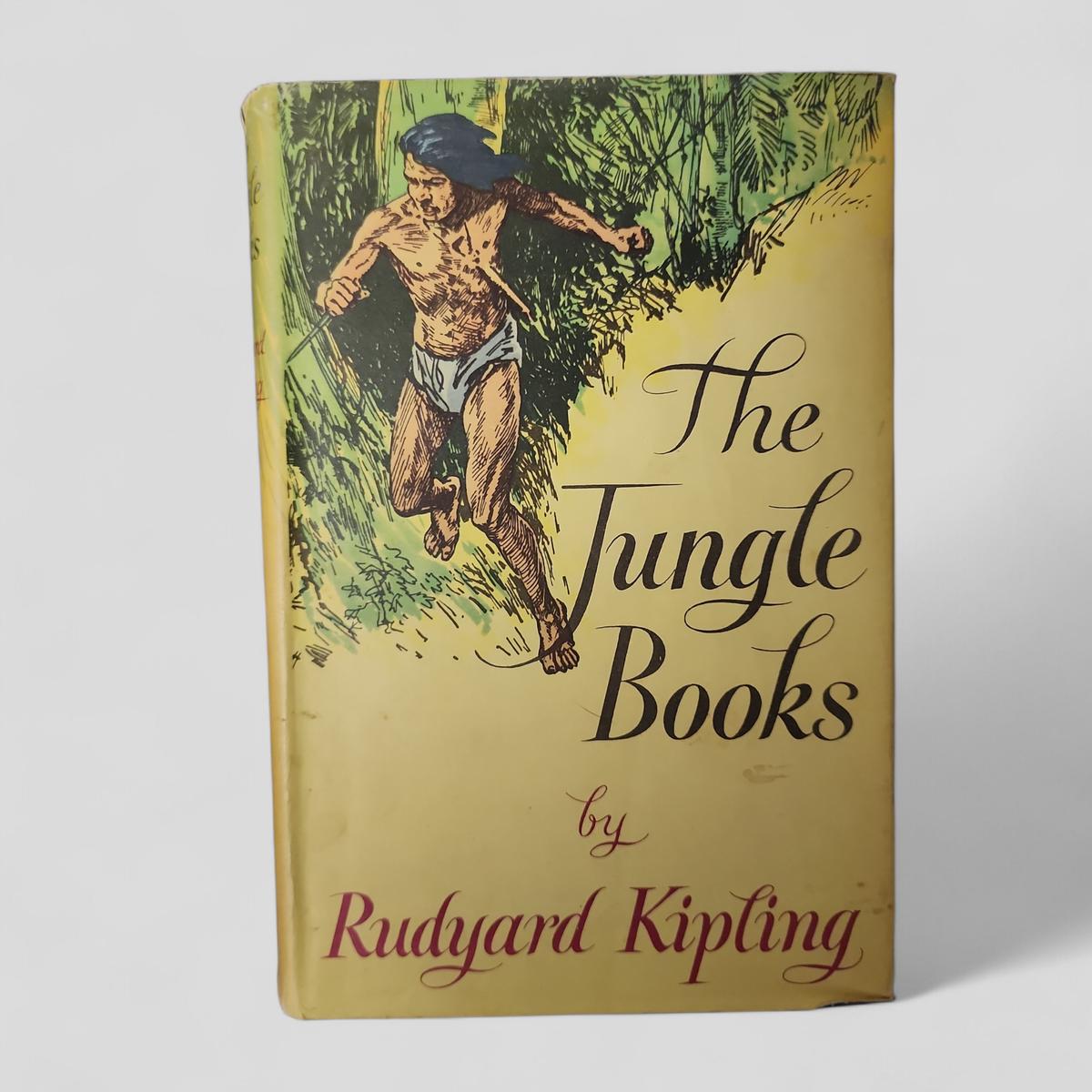 The Jungle Books by Rudyard Kipling - book cover