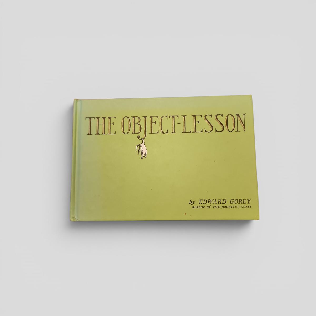 THE OBJECT-LESSON by Edward Gorey - book cover