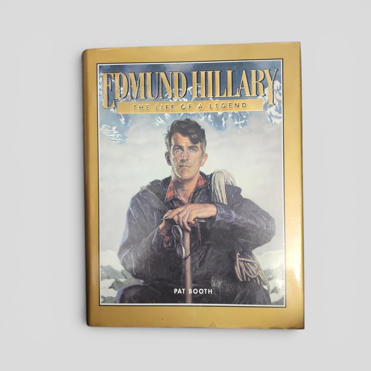 EDMUND HILLARY THE LIFE OF A LEGEND by Pat Booth - book cover