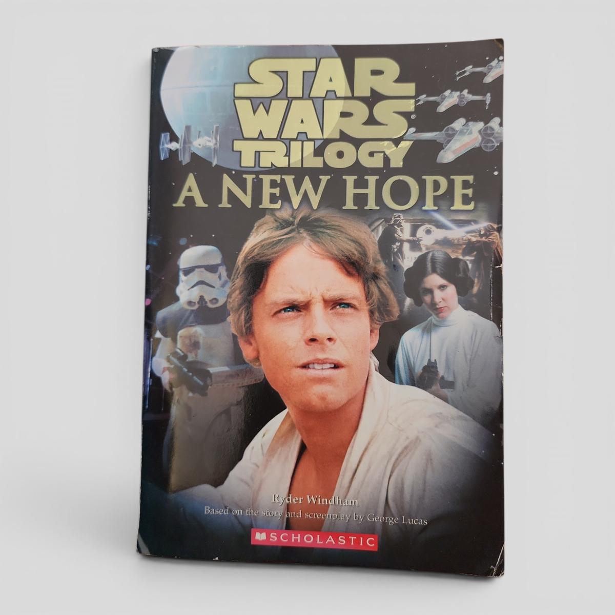 STAR WARS TRILOGY A NEW HOPE by Ryder Windham - book cover
