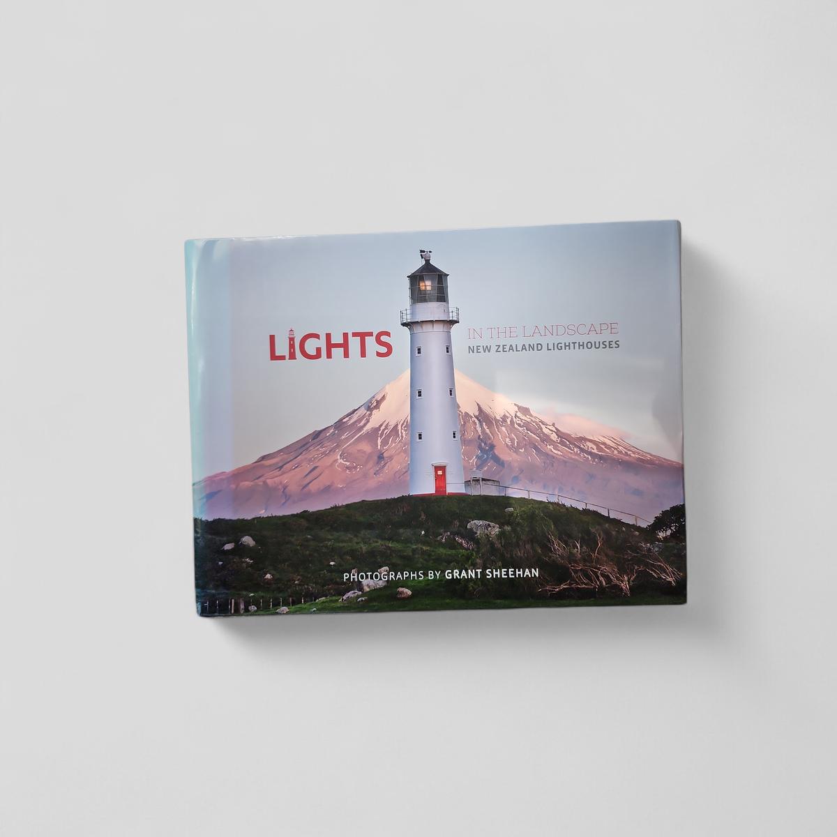 Lights in the Landscape: New Zealand Lighthouses by Grant Sheehan - book cover
