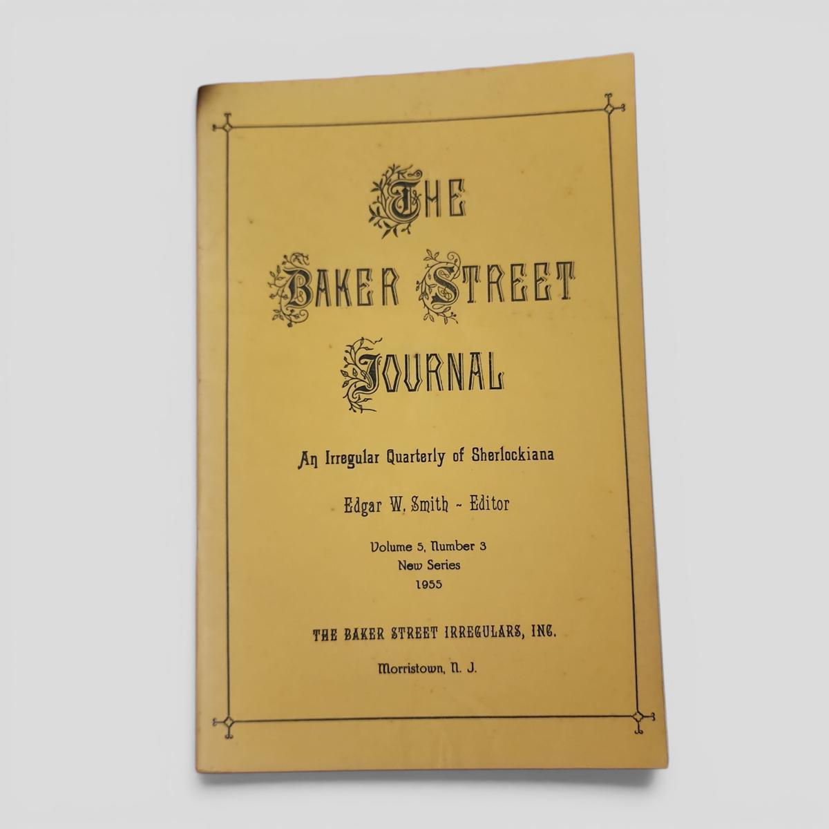 The Baker Street Journal by Edgar W. Smith - book cover