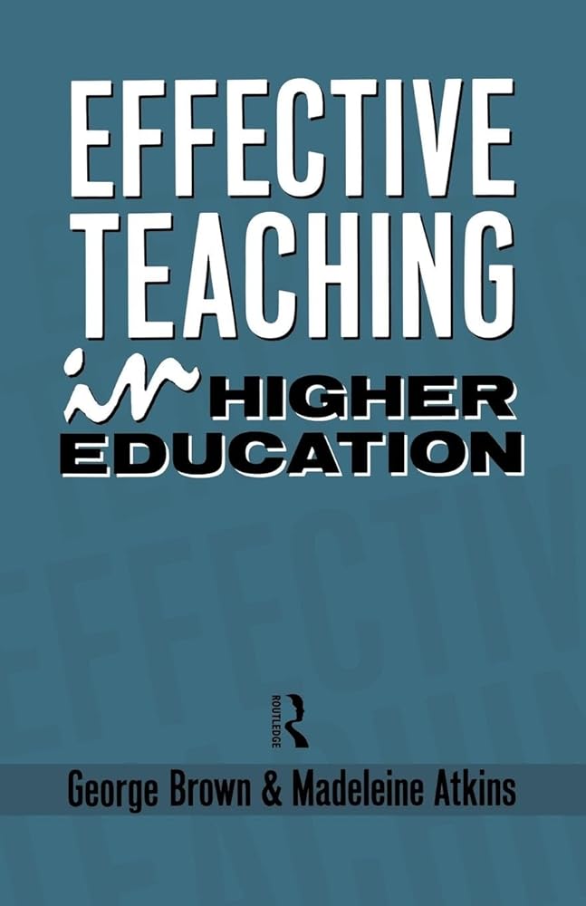 Effective Teaching in Higher Education cover image
