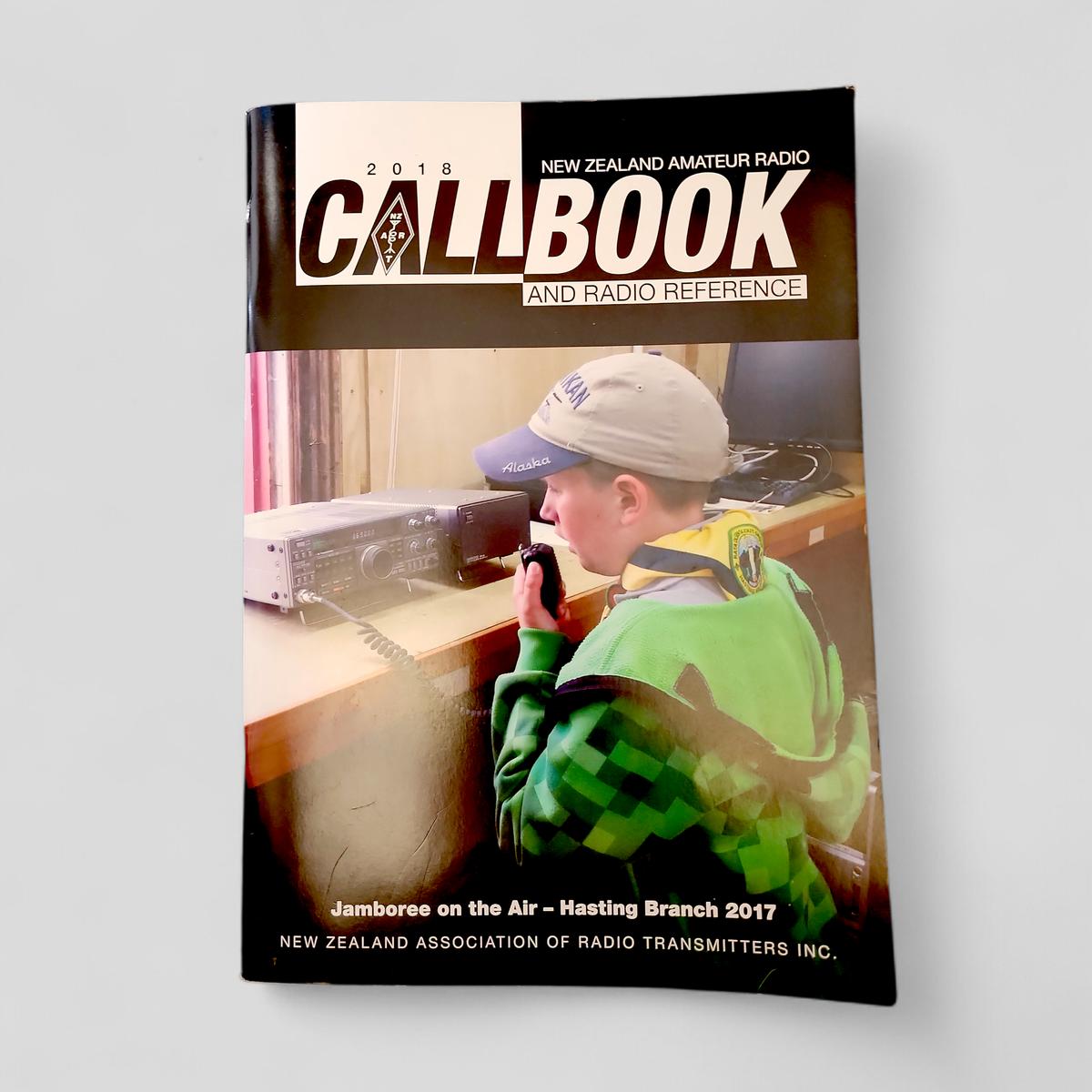 New Zealand Amateur Radio Call Book and Radio Reference 2018 - book cover