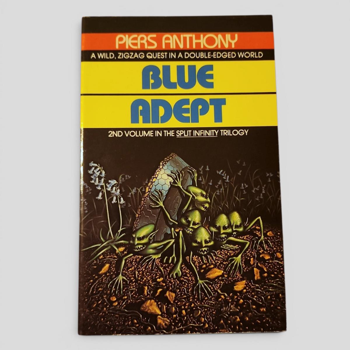 Blue Adept by Piers Anthony - book cover