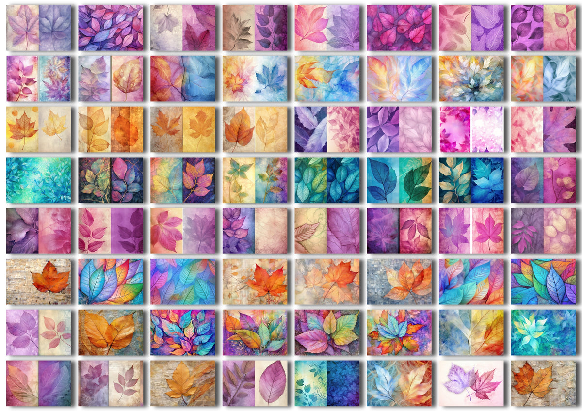 MEGA pack Four Seasons 120 Digital Prints for Scrapbooking, Wall Art, Junk Journal Kit, Digital Journal Pages, Digital Paper