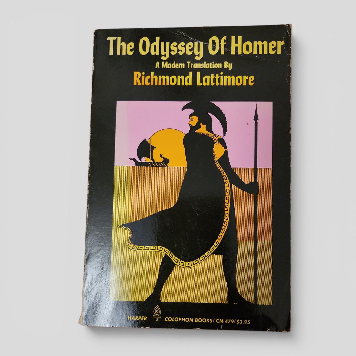 The Odyssey Of Homer by Richmond Lattimore - book cover